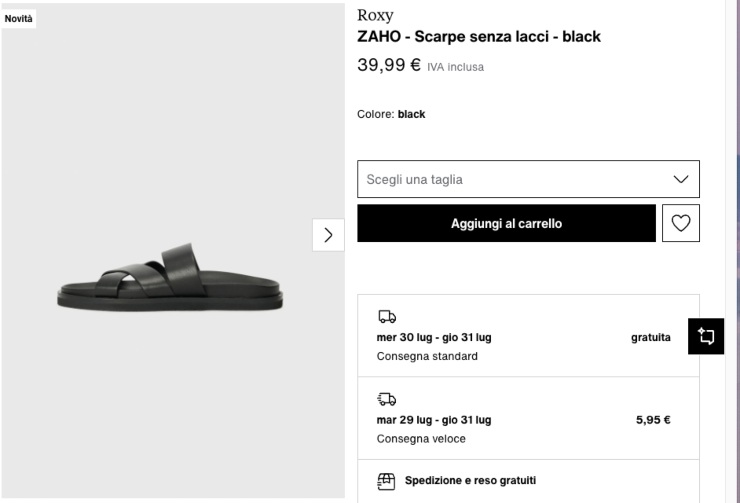 Pagina e-commerce
