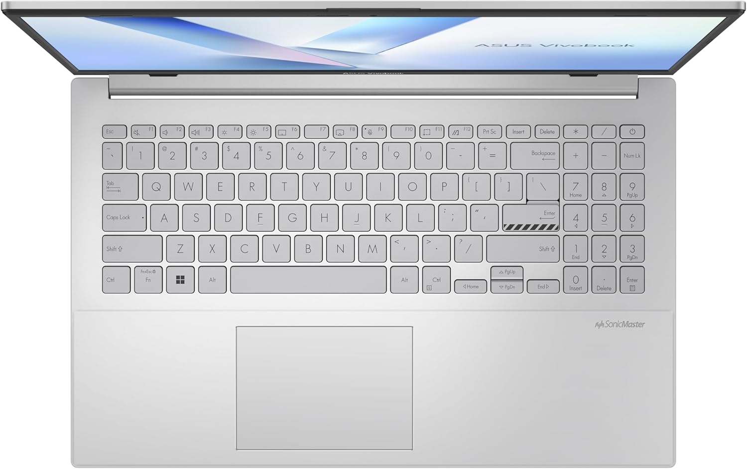 ASUS Vivobook dall'alto