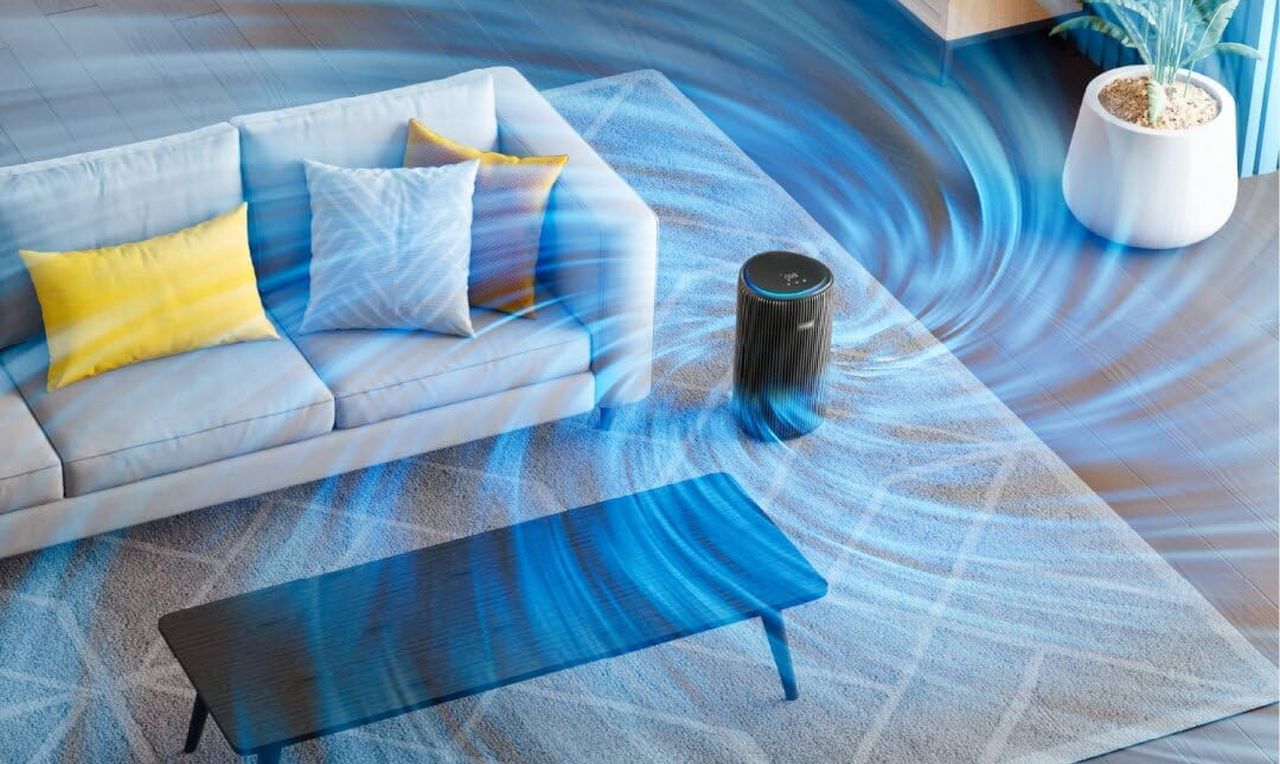 Purificatore Philips in azione